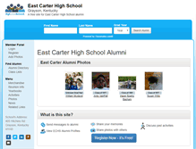 Tablet Screenshot of eastcarterhighschool.com